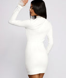Tori Formal Heat Stone Feathered Mini Dress
