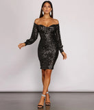 Lara Formal Sequin Mini Dress