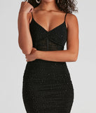 The Kerrie Heatstone V-Neck Party Dress, a sultry and trendy black club dress ideal for Vegas parties or Miami nightlife, is a perfect pick to celebrate with your girls!