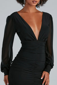amaria black mini dress Amaris Knit Mini Dress