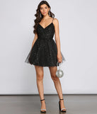 Mia Sequin Tulle Party Dress