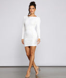 Sydney Formal Sequin Scroll Mini Dress