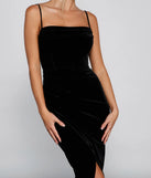 Violette Formal Velvet Midi Dress