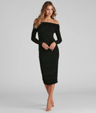 Giada Formal Ruched Midi Bodycon