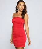 Xena Formal Pleated Bodycon