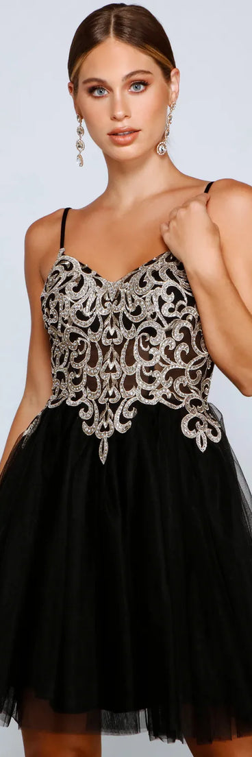 Juniper Formal Embroidered Party Dress