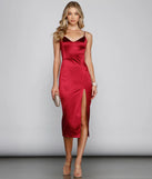 Mckenna Formal Ruched Midi Dress