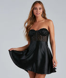 Irie Formal Sequin And Satin Party Dress
