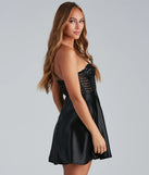 Irie Formal Sequin And Satin Party Dress