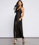 Amora Formal Ruched Satin Slip Dress