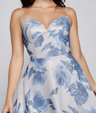 Vivi Formal Foiled Woven Glitter Party Dress