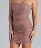 Desi Heatstone Corset Mini Party Dress
