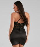Colbie Satin Bodycon Party Dress