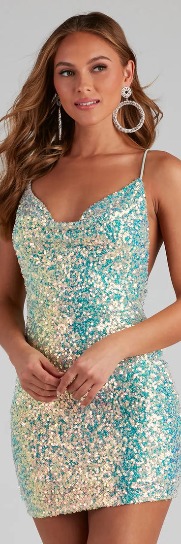 Glinda Formal Sequin Party Dress