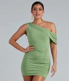 Georgia Formal One Shoulder Mini Dress