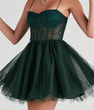 Charlie Corset Lace Party Dress