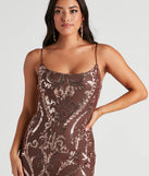 Gia Sequin Mesh Bodycon Dress