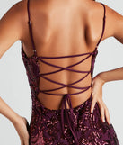 Marie Cowl Neck Sequin Mini Dress