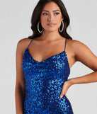 Revamp your 2025 wardrobe with this chic addition, the Raelyn Sequin Mini Party Dress in royal blue, perfect for elevating your style in the new year.
