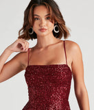 Marybelle Sequin A-Line Dress