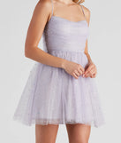 Claire Sequin Tulle Party Dress