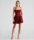 Kaylee Formal Woven Glitter Party Dress