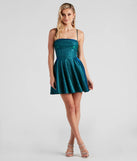 Gwen Corset A-Line Party Dress