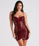 Alaiya Sequin Bodycon Mini Dress