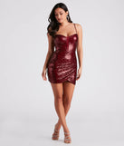Alaiya Sequin Bodycon Mini Dress