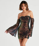 Harlee Iridescent Sequin Short Dress