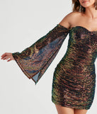 Harlee Iridescent Sequin Short Dress