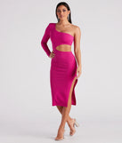 Lilly Formal Crepe Cutout Dress