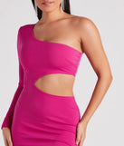 Lilly Formal Crepe Cutout Dress