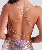 Bria Iridescent Sequin Bodycon Mini Dress