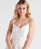 Bella Sequin V-Neck Party Dress