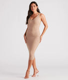 Nia Rhinestone Sleeveless Midi Dress
