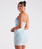 Revamp your 2025 wardrobe with this chic addition, the Sydney Sequin One-Shoulder Bodycon Dress in aqua, perfect for elevating your style in the new year.