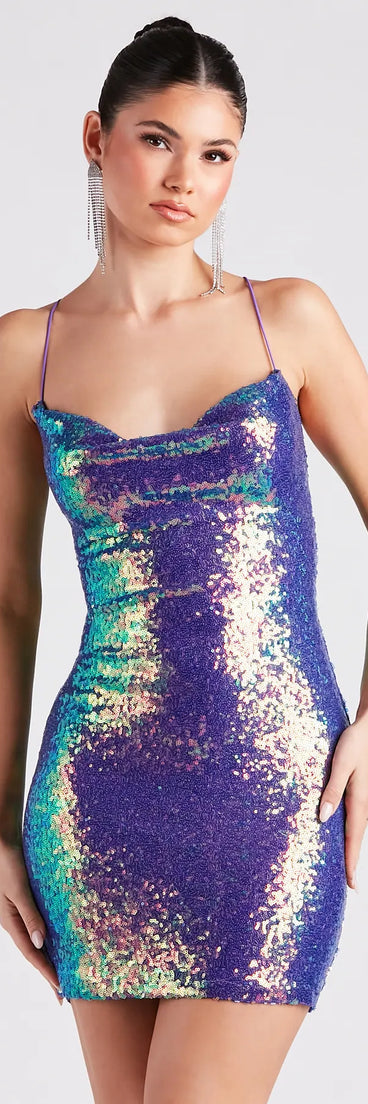 Sadie Sequin Bodycon Party Dress