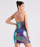 Sadie Sequin Bodycon Party Dress