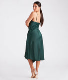 The Annabella Formal Satin A-Line Midi Dress is a mini dress that will make a statement with its short hemline and on-trend details to have you ready for any event!