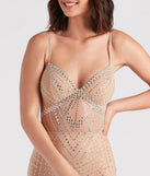 Nessa Rhinestone Mesh Party Dress