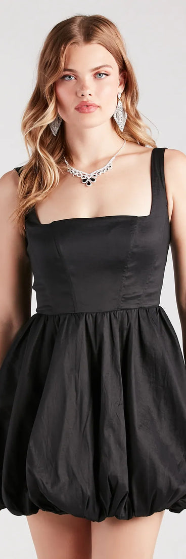 Tegan Taffeta Corset Party Bubble Dress