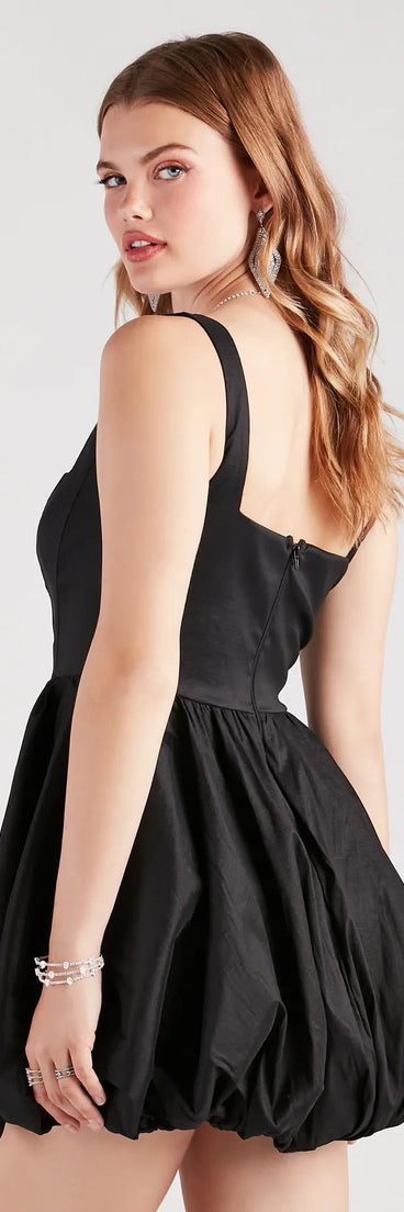 Tegan Taffeta Corset Party Bubble Dress