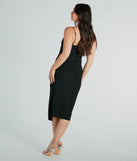 Flaunt your silhouette in the tight Jesenia Formal Rhinestone Mesh Midi Dress in black, a bodycon dress that empowers your look with bold style and effortless edge.