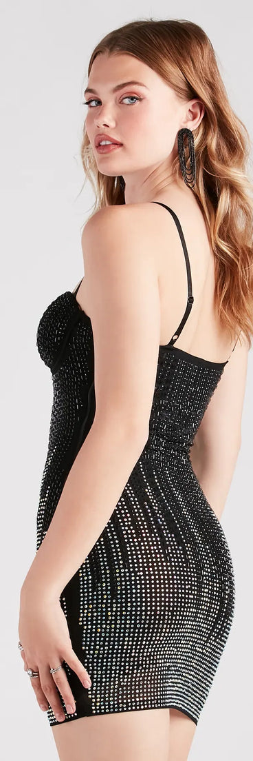 Kayleigh Sequin Sweetheart Party Dress