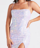 Revamp your 2025 wardrobe with this chic addition, the Sienna Formal Sequin Lace-Up Midi Dress in lavender, perfect for elevating your style in the new year.