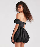 Bernadette Taffeta Corset Bubble Hem Party Dress