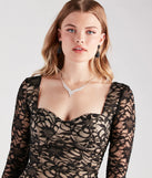 Revamp your 2025 wardrobe with this chic addition, the Natasha Lace Long Sleeve Feather Mini Dress in black, perfect for elevating your style in the new year.