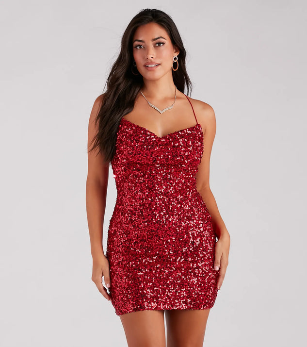 Raelyn Sequin Mini Party Dress | Windsor Raelyn Sequin Mini Party Dress | Windsor
