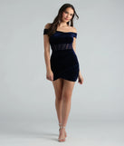 Bring high-impact style to your nightlife in the Marla Velvet Corset Illusion Dress, a bold navy blue club dress made for dancing, parties, and unforgettable nights.